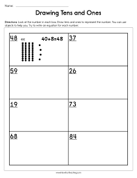 4.5 based on 19 votes. Drawing Tens And Ones Worksheet Have Fun Teaching