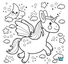 Dibujos De Unicornio Para Colorear Para Niños