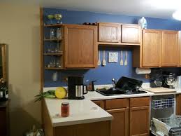 Light Blue Kitchen Walls Ideas 5908 Baytownkitchen Blue Kitchen Walls Blue Kitchen Cabinets Brown Kitchen Cabinets