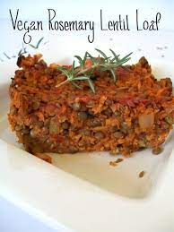Vegan Rosemary Lentil Loaf Vegan Thanksgiving Recipes Vegan Holiday Recipes Vegetarian Vegan Recipes