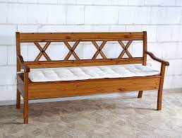 1 bis 2 (von insgesamt 2 artikeln). Sitzbank 180x95x62cm Mit Armlehnen Sitzkissen Und Stauraum Kiefer Massiv Goldbraun Lackiert Casade Mobila
