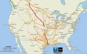 According to a march 16 report on the coastal gaslink pipeline by tc energy, approximately 1,130 workers continued to work on the $6.6 billion natural gas pipeline. Maptitude Map Existing And Keystone Pipelines