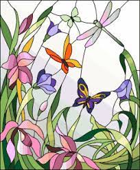 With over 200 designs, you'll find something here that is perfect for your next cross stitch project. Spring Butterflies Cross Stitch Pattern Scenic Stain Glass Etsy Stained Glass Butterfly Art Glass Pumpkin Window Illustration