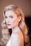 Hair Pinned To One Side Wedding