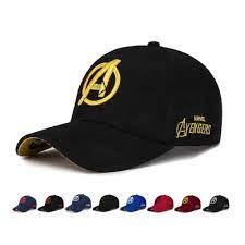 Marvel Avengers Hats In 2021 Baseball Cap Hats For Men Embroidery Logo