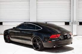 Black On Black Audi A7 Via Xo Luxury Black Audi Audi A7 Audi