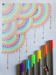 Rainbow Mandala Rainbow Mandala Zentangle Rainbowmandala Colourful Colours Art Artsy Artist Artwo Drawing Artwork Canvas Art Painting Rainbow Mandala