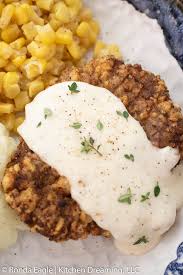 Add the milk and thyme and whisk until the gravy coats the back of a spoon, approximately 5 to 10 minutes. Chicken Fried Steak