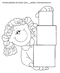 Planse De Desenat Colorat Decupat Pentru Gradinita Kids Worksheets Printables Shapes Preschool Printable Worksheets