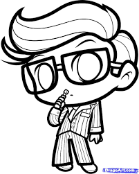 How To Draw Chibi Dr Who Step By Step Chibis Draw Chibi Anime Draw Japanese Anime Draw Manga Free Onli Chibi Drawings Doctor Who Drawings Anime Drawings