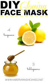Diy Lemon Honey Face Mask Hairspray And Highheels Honey Face Honey Face Mask Face Mask Recipe