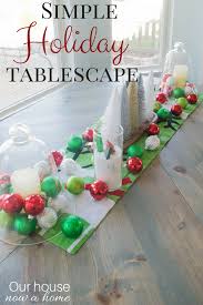 How to update dining room furniture: How To Make A Simple Holiday Dining Room Table Centerpiece Our House Now A Home