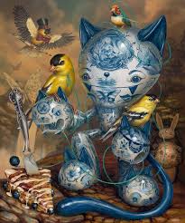 Kitron Part Deux The Sword Amp The Scone In 2020 Painting Surreal Art Whimsical Art