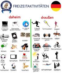 Freizeit Aktivitaten German Word In 2020 German Words Learning Languages Foreign Language
