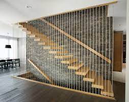 White Oak Floating Stair Modern Staircase Edmonton By Specialized Stair And Rail Houzz