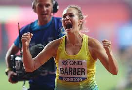 Surprisingly, she is now an olympic bronze medalist. Athletics Barber Wins Australia 39 S First Javelin World Title