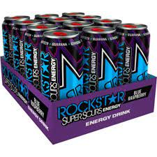 Rockstar xdurance energy drink, blue raz, 0 sugar coq10 and electrolytes, 16oz cans (24 rockstar thermogenic neon blast energy drink, caffeine 0 calories and green tea extract, 16oz. Rockstar Energy Super Sours Blue Raspberry Kaufland De