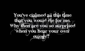 Tool Eulogy Lyric Typography Lyrics Eulogy Greatest Songs