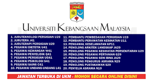 Jawatan kosong 2021 di universiti malaysia pahang (ump) | permohonan adalah dipelawa daripada warganegara malaysia yang berkelayakan dan be. Jawatan Kosong Terkini Di Ukm Terbuka Oktober 2017 Jobcari Com Jawatan Kosong Terkini