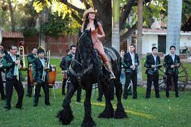 Mexican Singer Rosina Silva Paarden