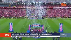 Deportes tolima venció a la equidad en bogotá y jugará la final contra millonarios por su parte, el cotejo de vuelta se jugará el domingo 20 de junio en el campín de bogotá a las 3pm con transmisión de win + para no cruzarse con el partido de colombia vs perú y porque el estadio bogotano no tiene lista su iluminación. Win Sports Tv Millonarios Cuarto Campeon De La Superliga Facebook