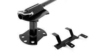 Mount different sized flags with this adjustable stainless steel pole; Rox Offroad The Judge Flag Mounting Kit With License Plate Bracket For 95 20 Jeep Wrangler Yj Tj Jk Jl Quadratec