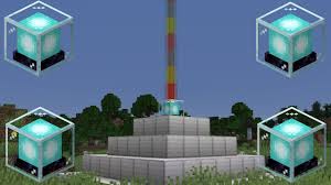 In the beacons settings it shows that you can put down 1 iron, gold, emerald, or 1 diamond. How To Easily Build A Beacon In Minecraft