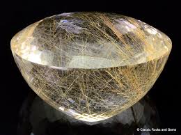 Rutile Rutilated Quartz Faceted Gemstone Brazil Rutilquarz Edelstein 191 75 Ct Ebay Rutilated Quartz Faceted Gemstones Rutilated Quartz Crystal