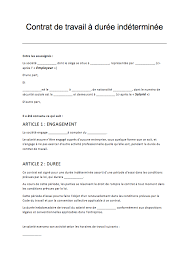 Check spelling or type a new query. Contrat De Travail A Duree Indeterminee Cdi