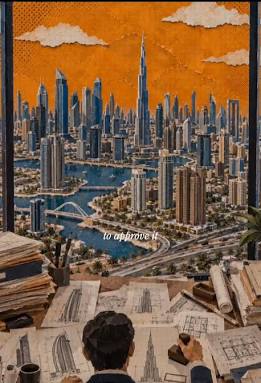 Navigating approvals for Dubai's architectural developments, AI generated