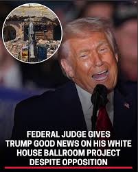 A federal judge said Tuesday he's leaning toward denying a preservationist  group's request to temporarily halt President Donald Trump's White House  ballroom project, saying the organization failed to show that “irreparable  harm”