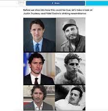 Pierre trudeau (left), justin trudeau (centre), and fidel castro (right) Non Justin Trudeau N Est Pas Le Fils Illegitime De Fidel Castro