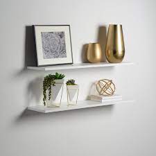 Brusly Floating Shelf Floating Shelves White Floating Shelves Wood Floating Shelves