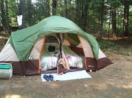 Latest Home 8 Man Tent With Queen Size Air Mattress Lots Of Blankets From Yard Sale Camping Queen Camping Quebec Cabin Camping