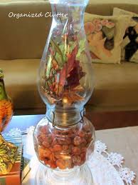 Adding A Little Autumn To Vintage Oil Lamps Oil Lamps Oil Lamp Decor Autumn Decorating