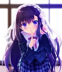 Image of jangan tonton 10 anime ini di bulan puasa jagat review. Download 2907x3381 Anime School Girl Shhh Long Hair Loli Classroom Bridal Headdress Wallpapers Wallpapermaiden