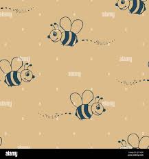 Bee texture Stock Vector Images