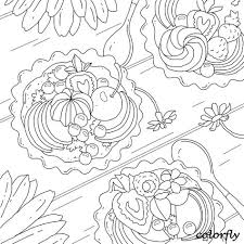Printable coloring pages for kids. 420 Colorfly Daily Feature Ideas Color Fly Color Therapy App Coloring Books
