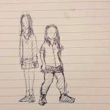These free printable activity worksheets help the child to learn about measurements on height. David Witteveen Tall Sad Girl And Short Punk Girl Are Friends