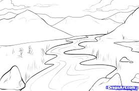 How To Draw A Field Step By Step Landscapes Landmarks Places Free Online Drawing Tutorial Add Landscape Drawing Easy Landscape Sketch Landscape Drawings