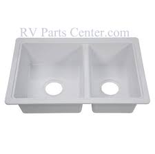 rv kitchen sinks: double kitchen sink