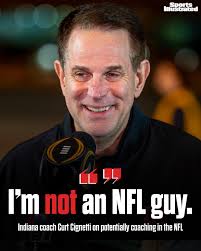 Curt Cignetti addressed NFL speculation ahead of the CFP title game 👀  https://www.si.com/college-football/curt-cignetti-nfl-speculation-national-championship
