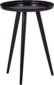 Amazon Com Rivet Modern Round Metal Side End Accent Table 15 W Black Kitchen Dining In 2020 With Images Metal End Tables Modern Round Metal Table