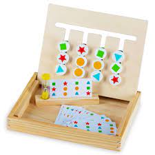 Maybe you would like to learn more about one of these? Play Brainy Four Color Shape Puzzle Game Montessori Toy Fun Educational 2 Sided Sliding Logic Puzzle For Shape Buy Online In Grenada At Grenada Desertcart Com Productid 166229317