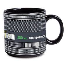 Caneca Em Formato De Lente De Camera Caneca Chocolate Coffee Zoom Zoom
