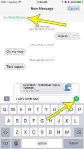 How to create a website link on your home screen. How To Share A Web Page Link In A Text Message On An Iphone Live2tech