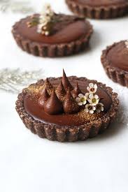 Chocolate Orange Tarts Vegan Grain Free Nirvana Cakery Chocolate And Orange Tart Chocolate Tart Christmas Food Desserts