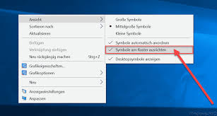 So das das nicht passiert. Windows 10 Desktop Symbole Am Raster Ausrichten Dateien Desktop Ordner Symbole Windows Faq