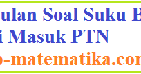 Perhatikan bahwa x + 2 y − 3 = x − ( 3 − 2 y) merupakan faktor dari f ( x) sehingga f ( 3 − 2 y) = 0. Kumpulan Soal Suku Banyak Seleksi Masuk Ptn Konsep Matematika Koma
