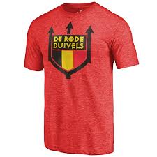 For download rode duivels zoutleeuw logo, please select link Men S Fanatics Branded Red Belgium De Rode Duivels Tri Blend T Shirt